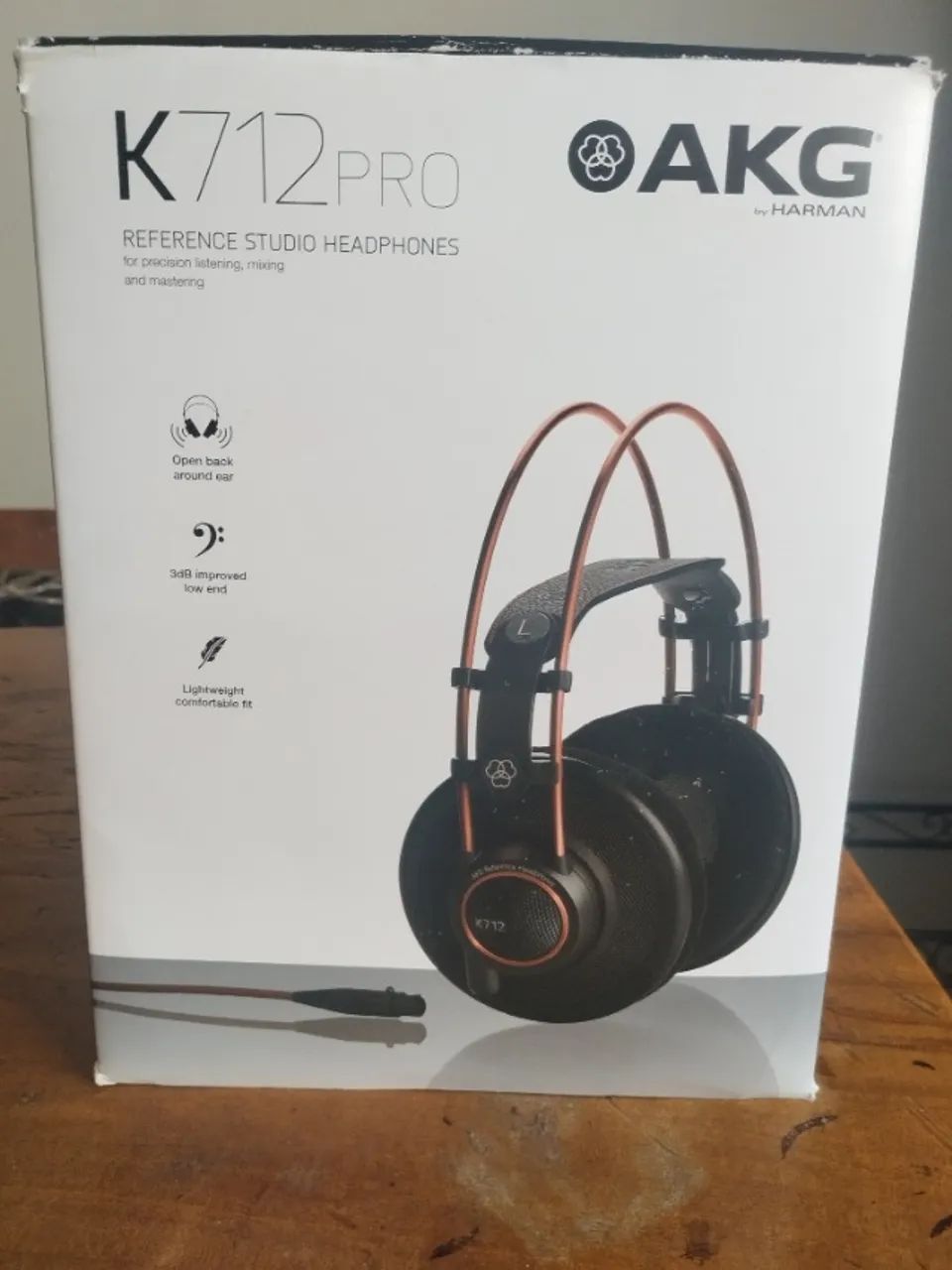 Headphone AKG K712 Pro (Com Earpad de Veludo Nova) - Fones de