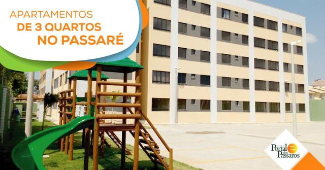 Apto Passaré Pronto- 60m² - 3 quartos - 2 Banheiros -Lazer Completo -Minha Casa Minha Vida