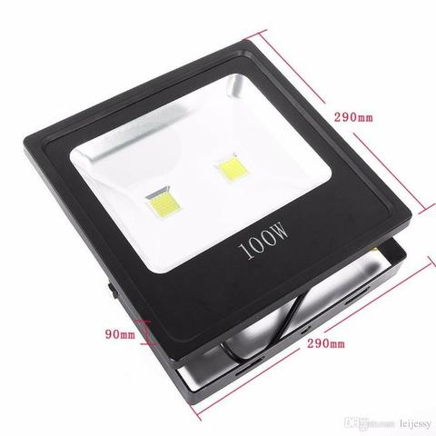 Refletor 100w Holofote LED Branco Frio Bivolt IP65 Garantia Loja Fisica Temos Motoboy - Foto 2