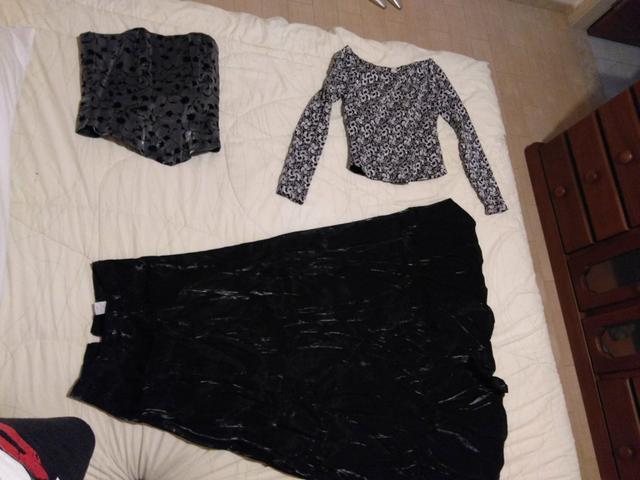 corpete e saia longa