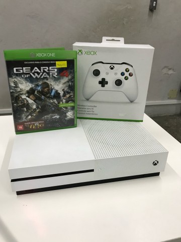 Xbox one s com garantia / acompanha jogo brinde a sua escolha 