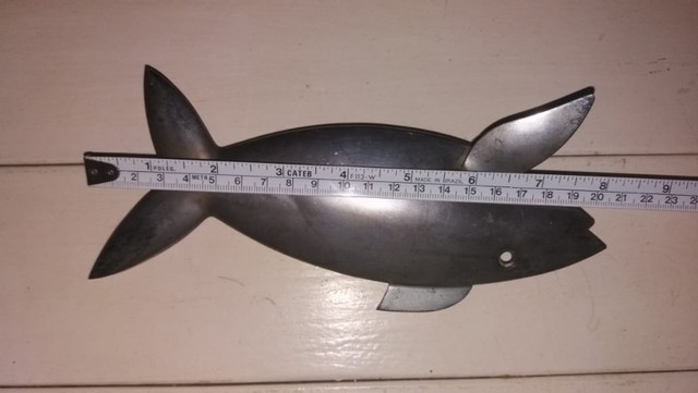 Antigo Peixe Cromado. Conforme fotos. - Foto 3