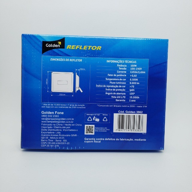 Oferta!!! Refletor Led 100w "Promoção" - Foto 2