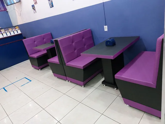 Booth para restaurante  Forte Comércio de Móveis de Decorações