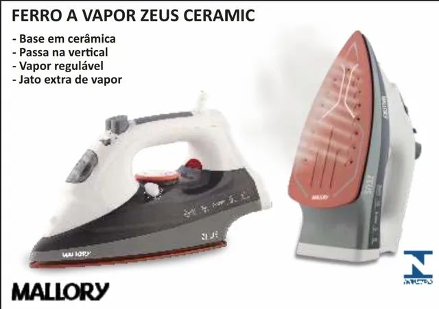 FERRO à Vapor Zeus Ceramic **novo na caixa**