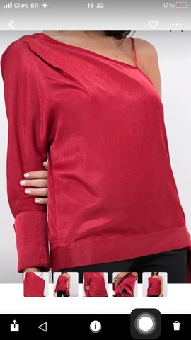 Blusa vermelha Cortelle - Foto 2