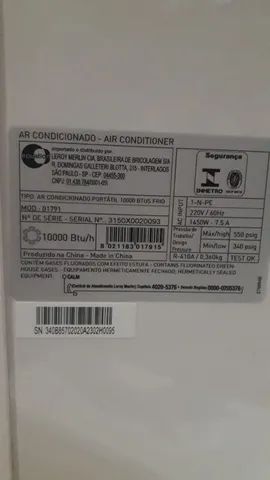 Ar condicionado portátil 10000btus - Foto 3