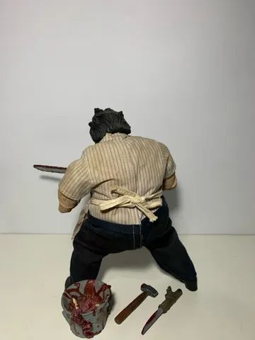 Leatherface Massacre Da Serra Elétrica Mezco 23cm - Foto 4