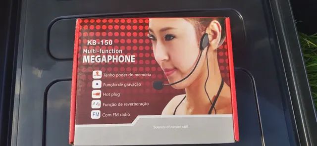 Megaphone com Microfone - Amplificador de voz (KB150)