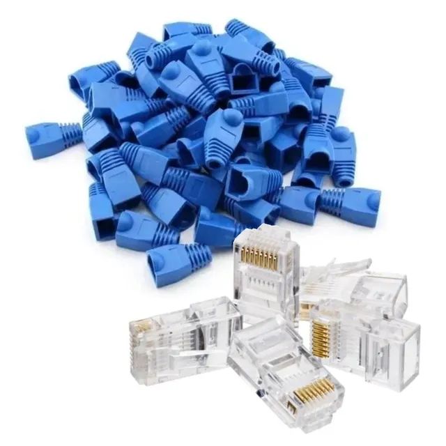 Conector RJ45 + Capa Protetora RJ45 