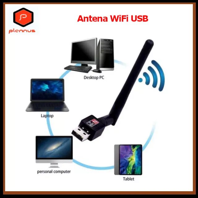 Antena Wifi Adaptador Wireless 1200mb/s Usb Com Antena Pc Notebook (z464) - Foto 3