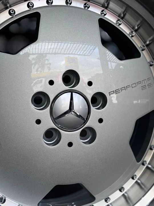 Mercedes-Benz aro 18 talas 8 e 9 furação 5x112 - Foto 2