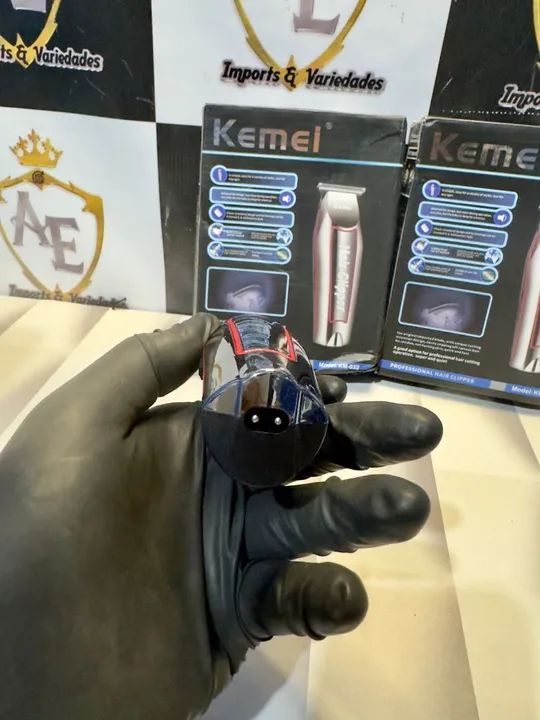 Máquina de Cortar Cabelo Kemei KM-032 - Nova - Foto 3