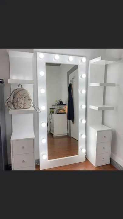 Penteadeira com Espelho e Iluminação - Branca - Foto 3