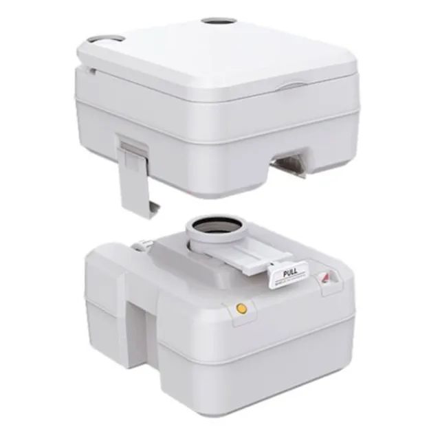 VASO SANITARIO QUIMICO PORTATIL MULTIFUNCIONAL PREMIUM SEAFLO 20L - Foto 2