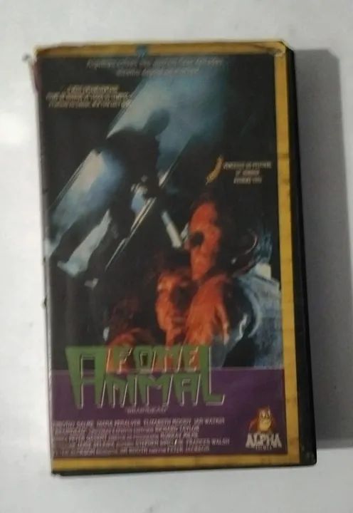 FITA VHS - Fome Animal (1992) - Terror de Peter Jackson