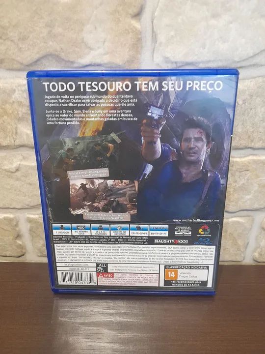 Jogo Uncharted 4: A Thief's End (Sem Manual/Encarte) de PS4 - Foto 3