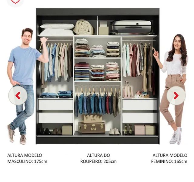 Barbada!!! Guarda Roupa Porta correr - Foto 5