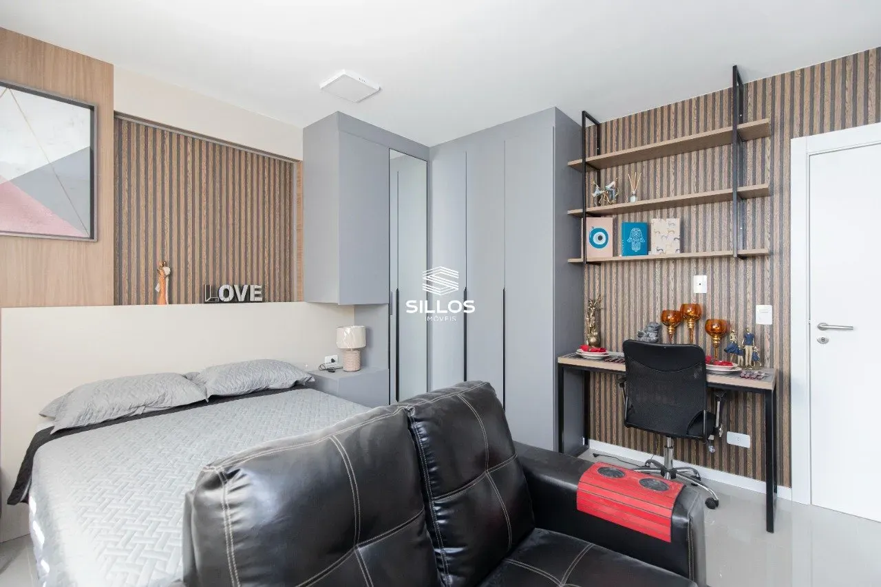 Studio decorado com 1 suíte à venda no Centro de Curitiba
