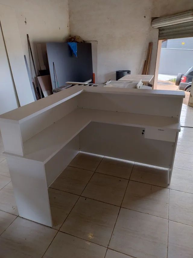 Balcão em L/caixa/recepção  - Foto 2