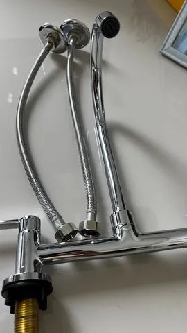 Torneira cromada Docol com misturador - Foto 4