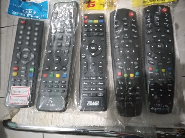 Controle remoto para decodeficador de canal