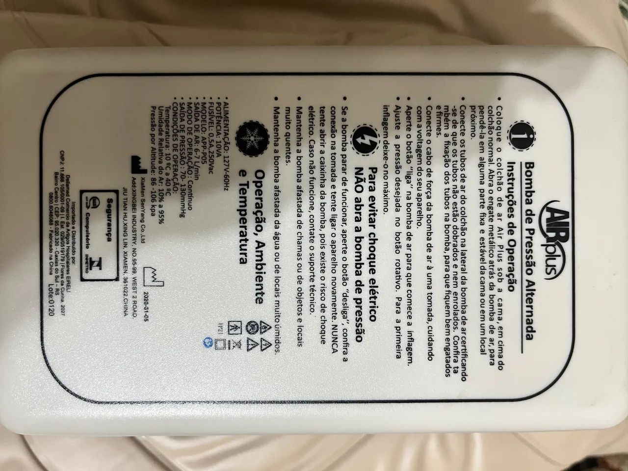 Colchão de Ar Air Plus com bomba elétrica - Foto 2