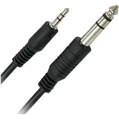Cabo P10 Macho+P2 Macho 3M- Áudio de alta qualidade