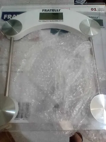 Balança Digital Eletrônica Vidro 180kg