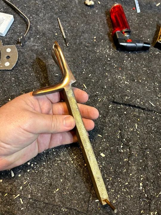 Peças em Latão maciço Pedais de piano - Foto 2