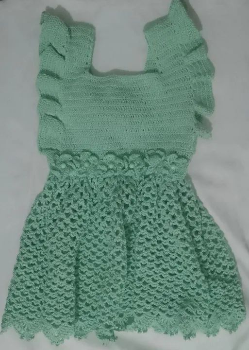 Kit de Vestido de crochê para bebê menina, só pra encomendas  - Foto 5
