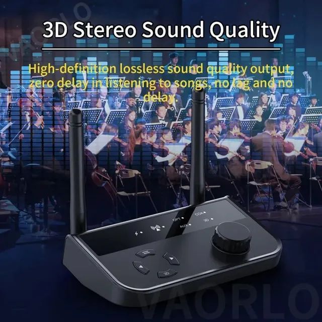 Roteador e Repetidor Sonoro Bluetooth Sound para Caixa de Som Aparelho de Música - Foto 5