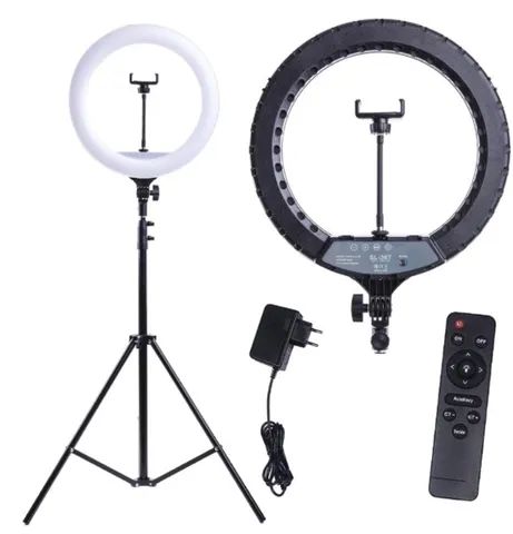 Ring Light Profissional Yq-360b 14 Pol Original 3 Suportes - Foto 2