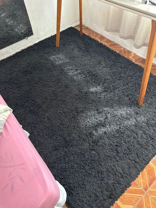 Tapete Peludo Preto