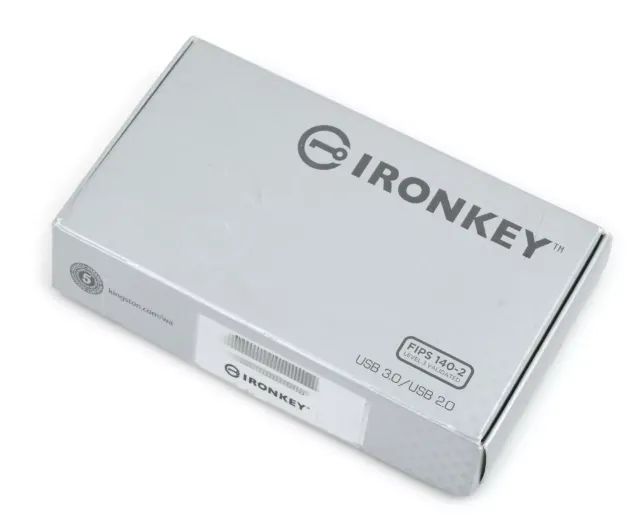 Pen drive IronKey de 64gb USB 3.0 c/ criptografia AES 256 - Foto 3