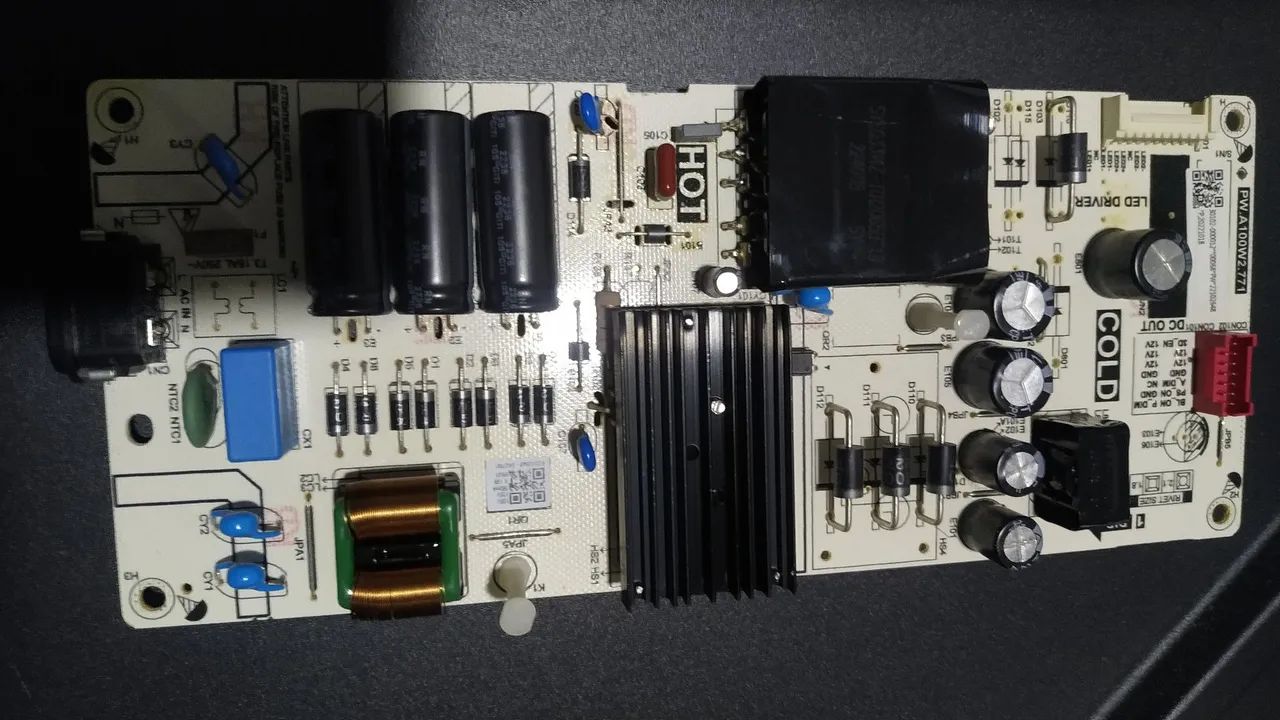 Placa Fonte TV TCL 50P635<br><br> Pw.A100w2.771 - Foto 4