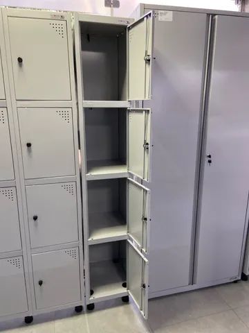 ROUPEIRO 1V 4 PORTAS CINZA GRP/501/4 - PANDIN - Foto 2