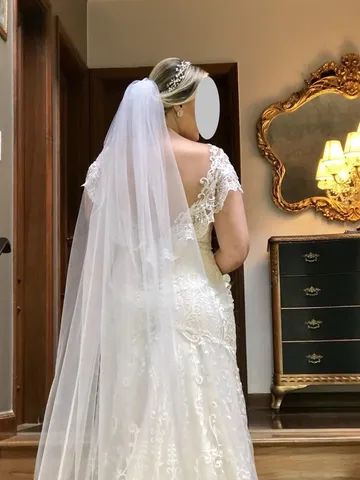 Vestido de noiva tamanho 42 - Foto 4