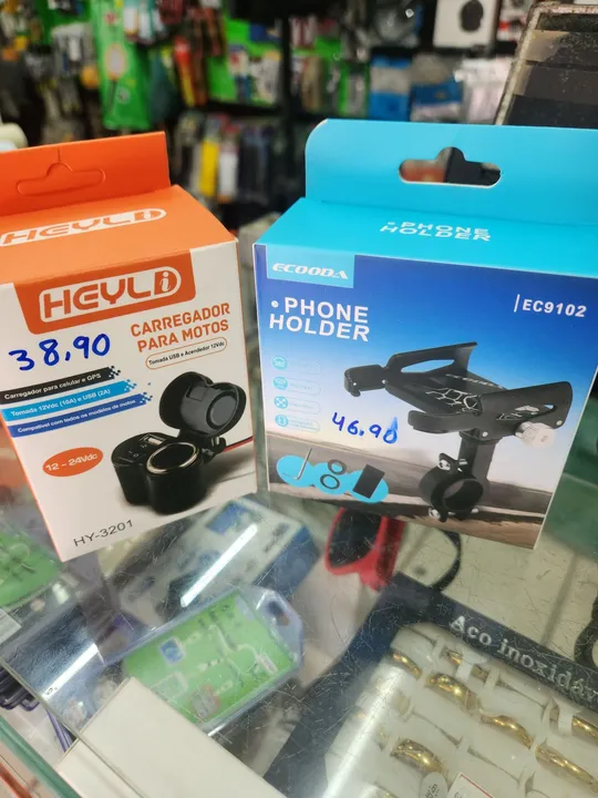 Suporte celular para moto