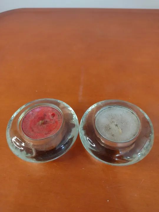 Castiçal em vidro  - Foto 2