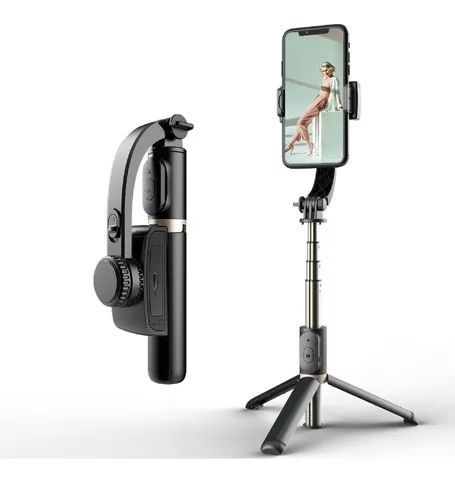 Estabilizador Gimbal Q08 para Celular com Controle Bluetooth