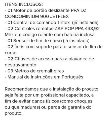 Motor Portão Eletrônico para Condomínio PPA - Foto 6