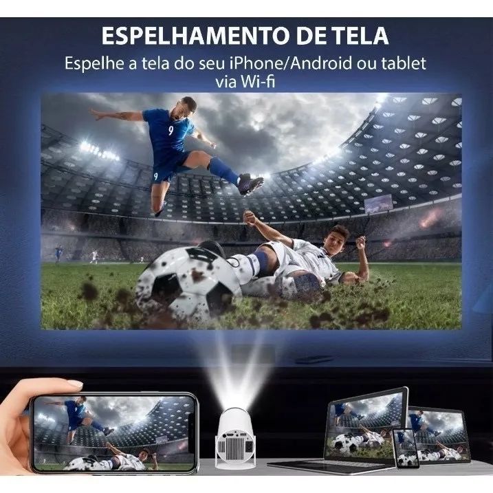Projetor Portátil Android 11 Smart  Wifi 6 Bluetooth 5.0 - Foto 3