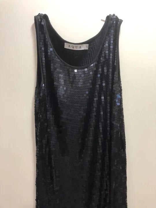 Vestido curto de paitê