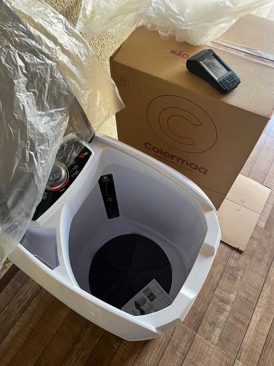 Tanquinho semi automático 10kg. Novos Colormaq  - Foto 2