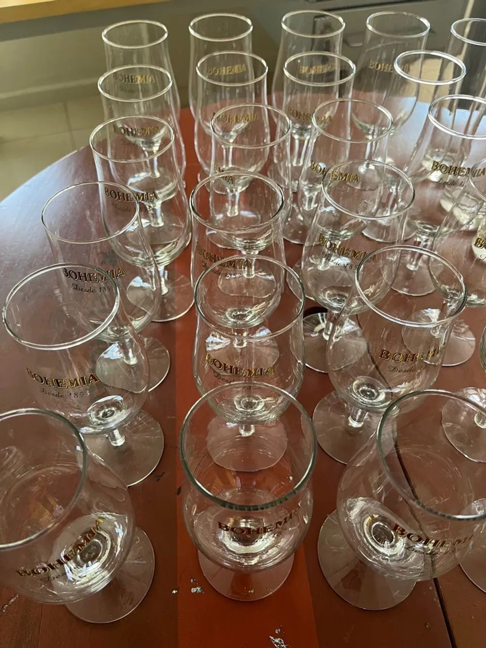 Conjunto de Taças de Cristal Bohemia. - Foto 4