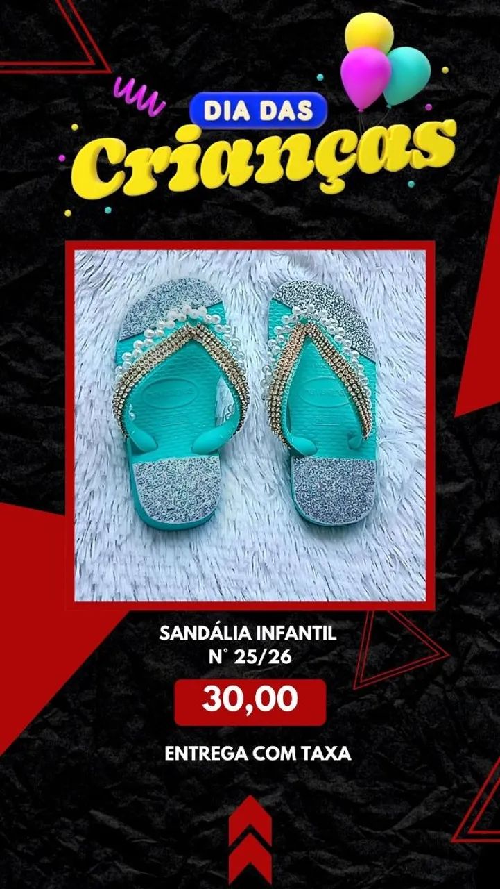 Sandália infantil 64314276209794121