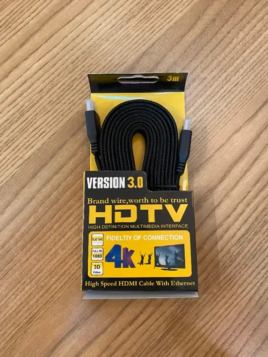 Cabo Hdmi 3.0 Ultrahd 4k 3d Hdtv 3 Metros Gold Mxt