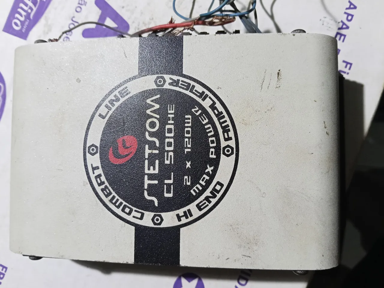 Amplificador de Som Automotivo Stetson CL 500HE