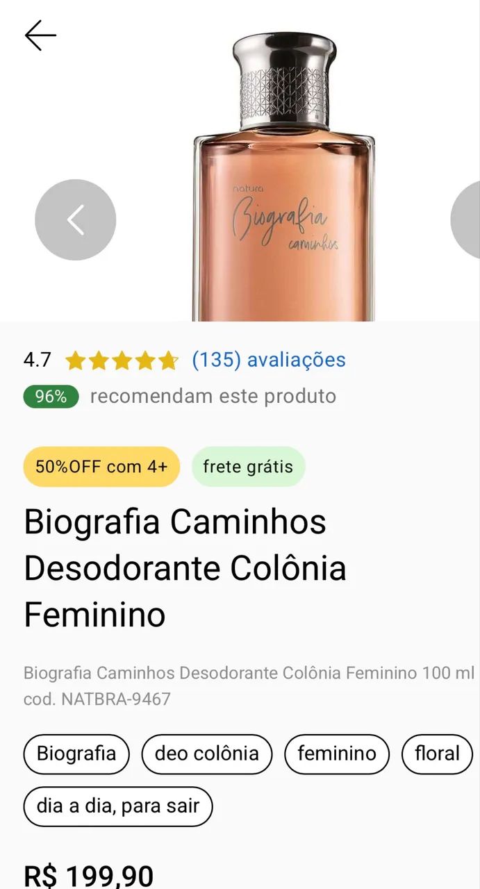 Biografia Caminhos Natura!BAIXOU! - Foto 3